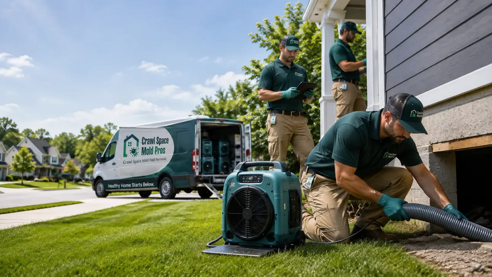 Crawl Space Mold Removal in Killdeer, ND